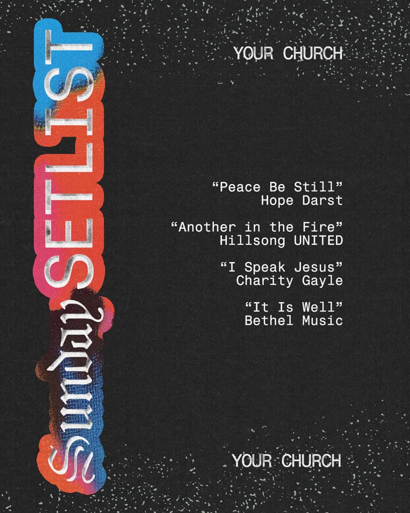 Worship Set Posts