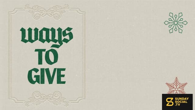 O Holy Night | Slides, Give