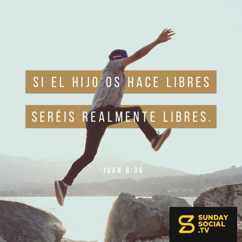 Si el Hijo los hace libres, ustedes seran verdaderamente libres. - Juan 8:36