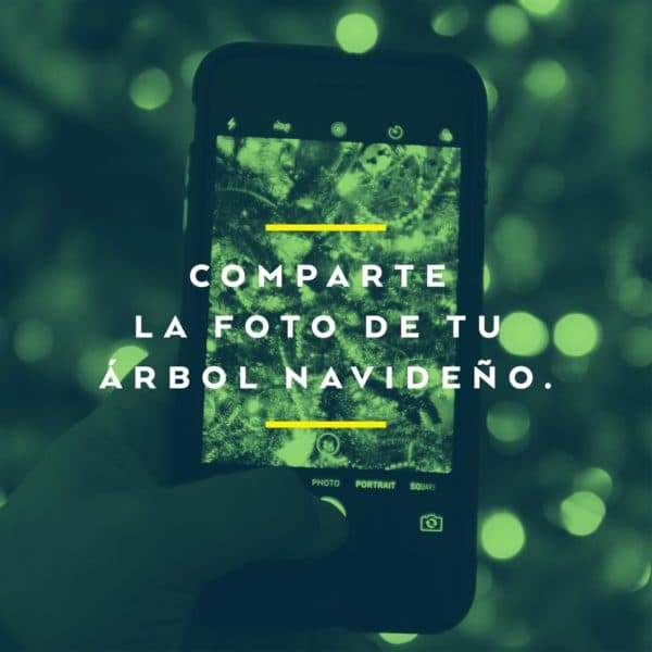 Comparte la foto de tu árbol Navideño.
