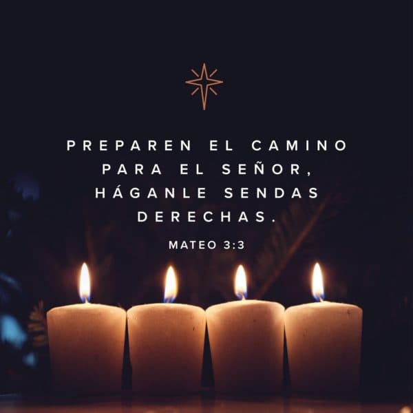 Preparen el camino para el Señor, háganle sendas derechas. - Mateo 3:3