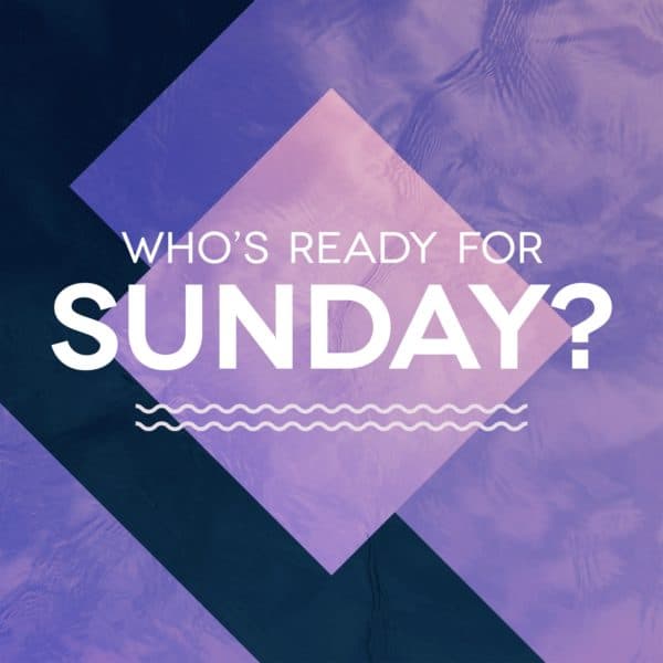 Who's ready for Sunday?