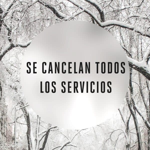 Se cancelan todos los servicios