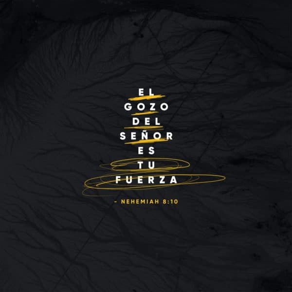 El gozo del SEÑOR es tu fuerza. - Nehemias 8:10