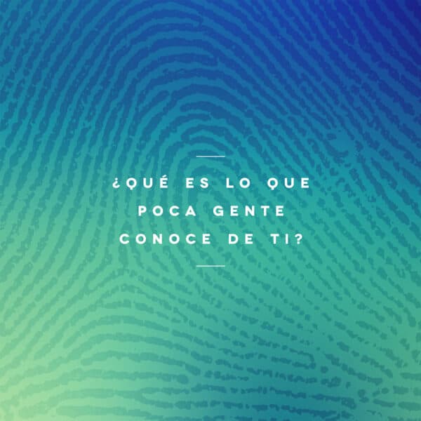 ¿Qué es lo que poca gente conoce de ti?