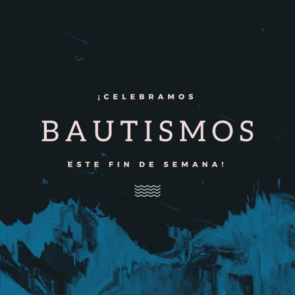 ¡Celebramos bautismos este fin de semana!