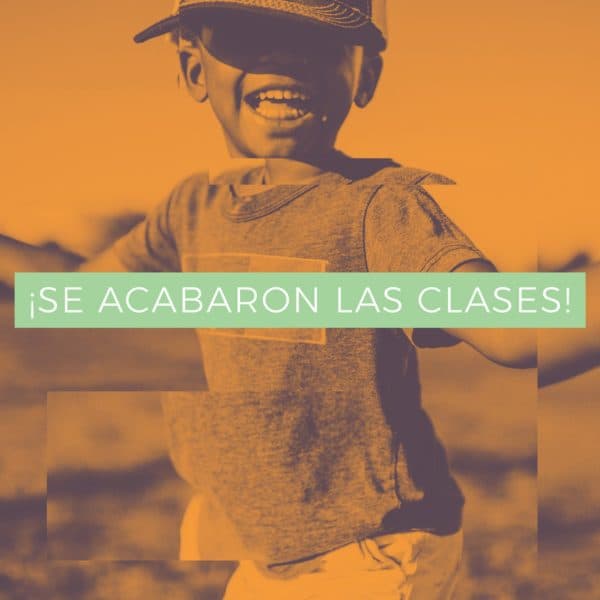 ¡Se acabaron las clases!
