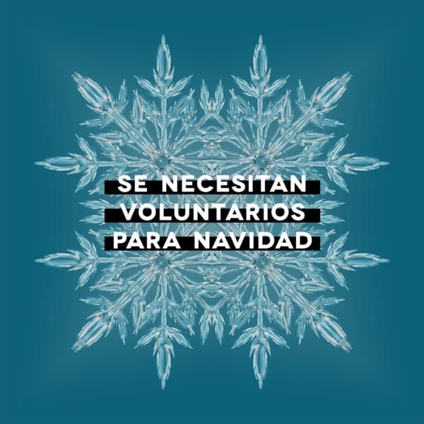 Se Necesitan Voluntarios para Navidad