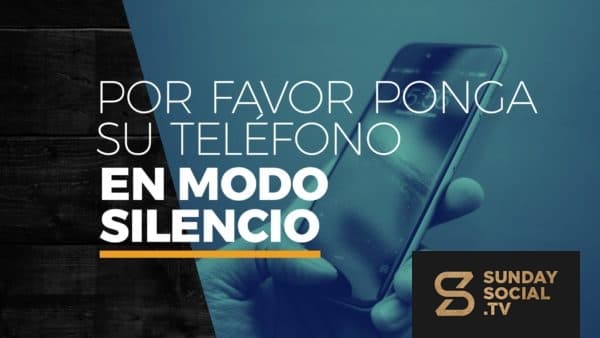 Por favor ponga su teléfono en modo silencio