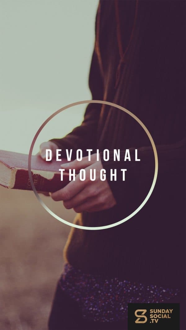 Devotional Thought