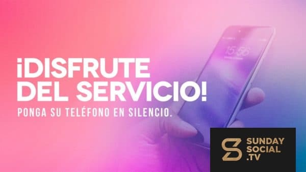 ¡Disfrute del servicio! Ponga su teléfono en silencio.