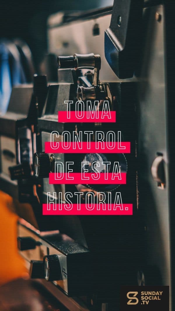 Toma control de esta historia.