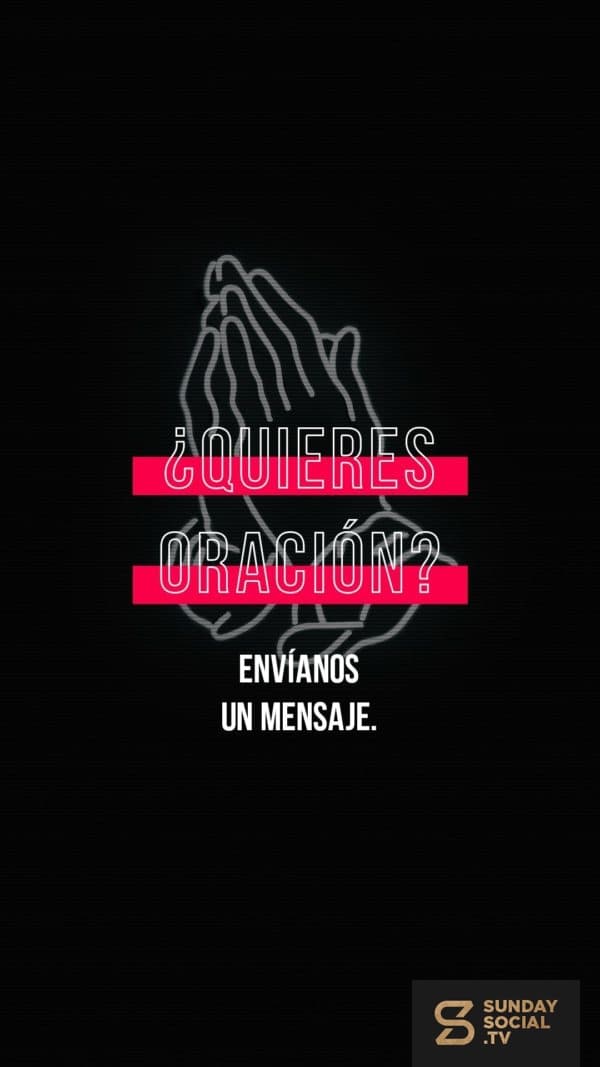 ¿Quieres oración? Envíanos un mensaje.