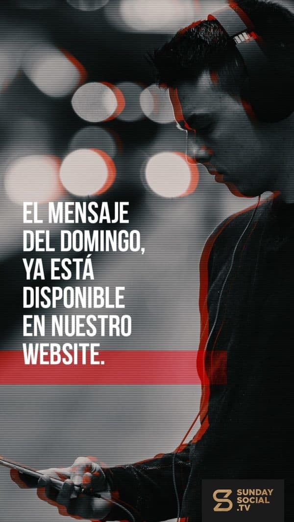El mensaje del domingo, ya está disponible en nuestro website.
