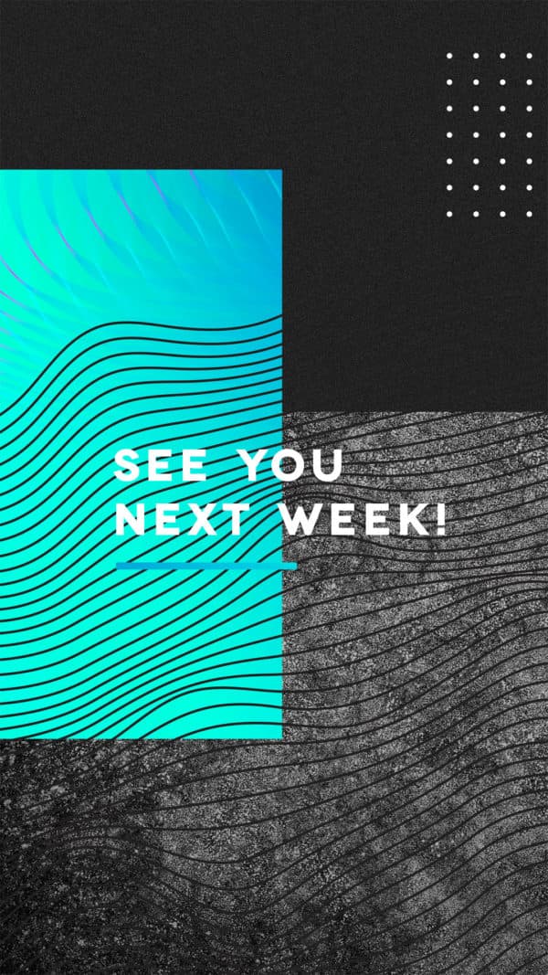 See you next week!