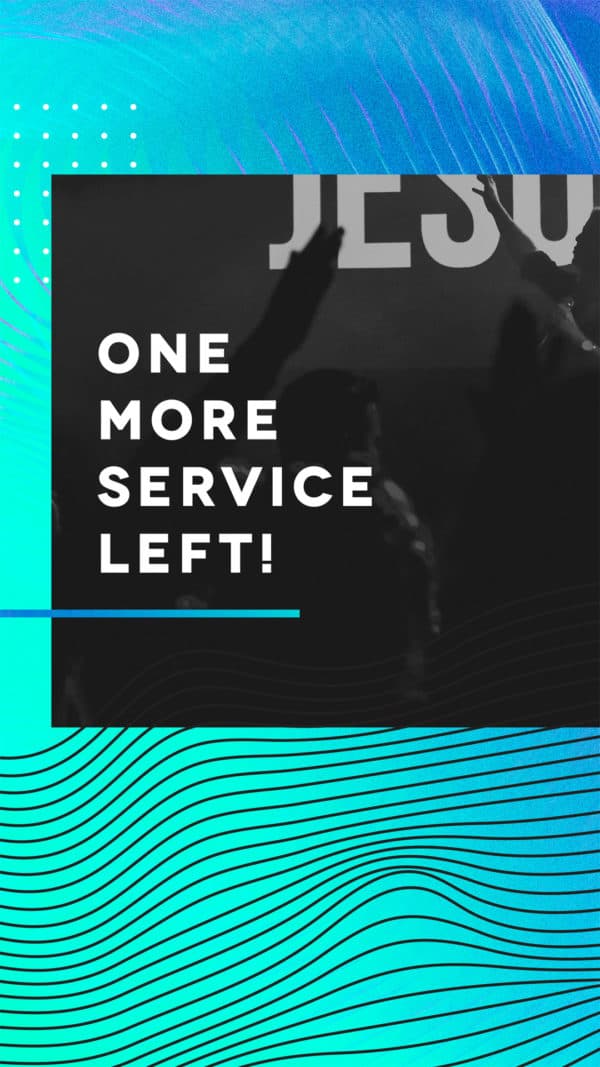 One more service left! 