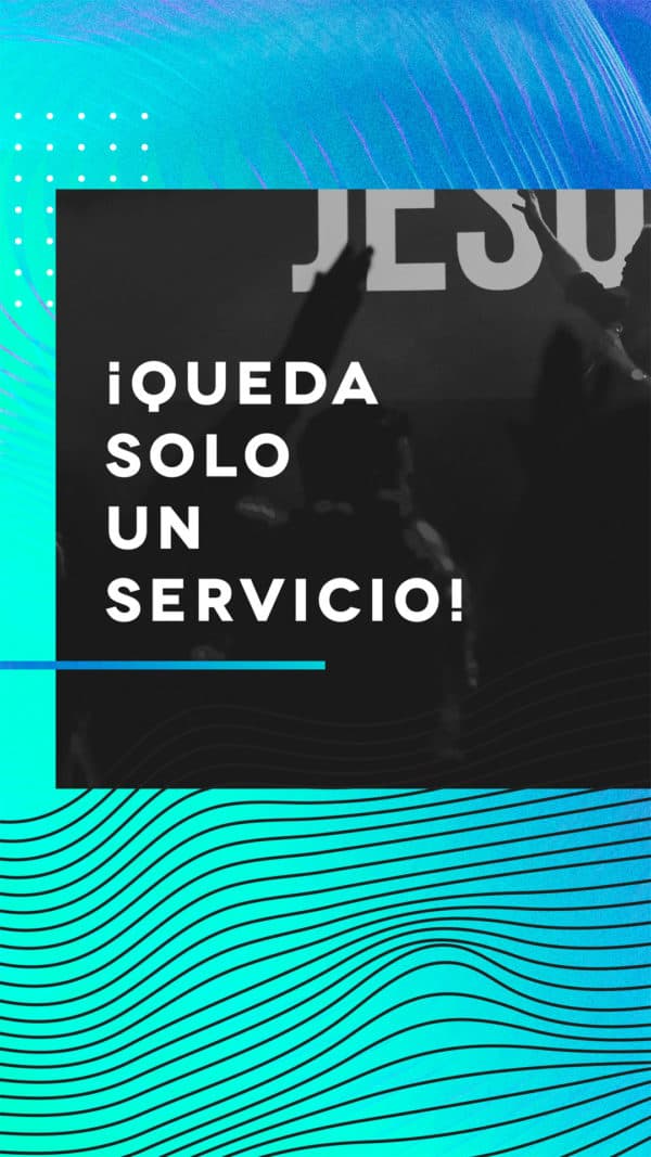 ¡Queda solo un servicio!