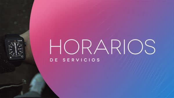 Horarios de Servicios