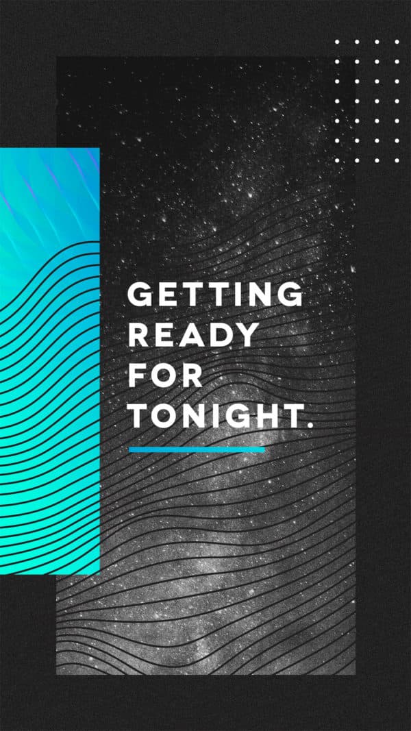 Getting ready for tonight.