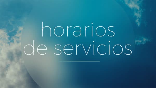 Horarios de Servicios