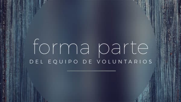 Forma parte del equipo de voluntarios