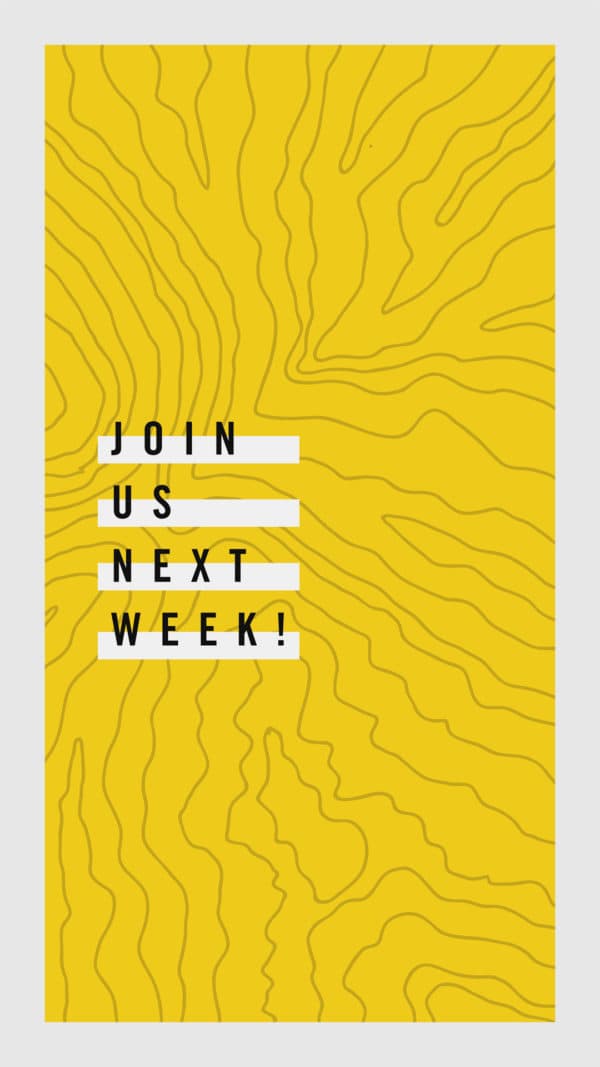 Join us next week!