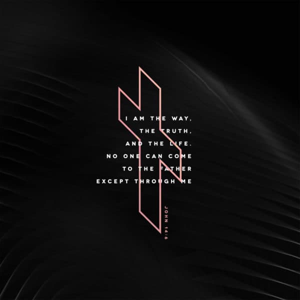 I am the way, the truth, and the life. No one can come to the Father except through me. - John 14:6