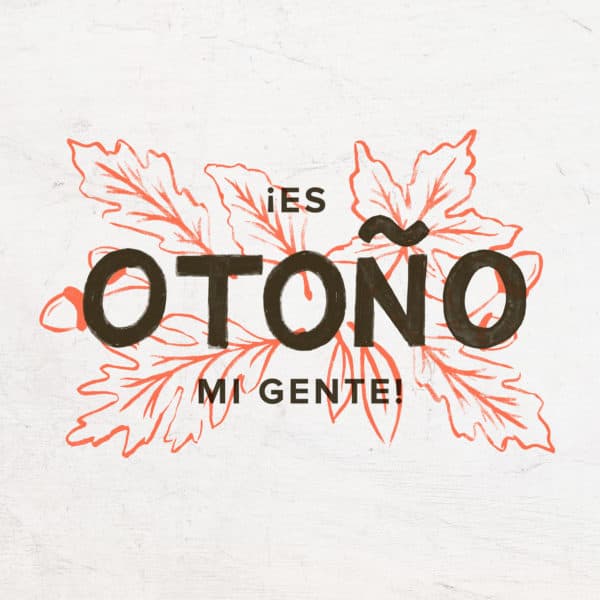 ¡Es Otoño mi gente!