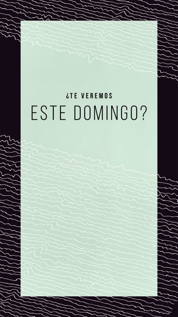 ¿Te veremos este domingo?