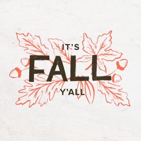 It's Fall Y'all