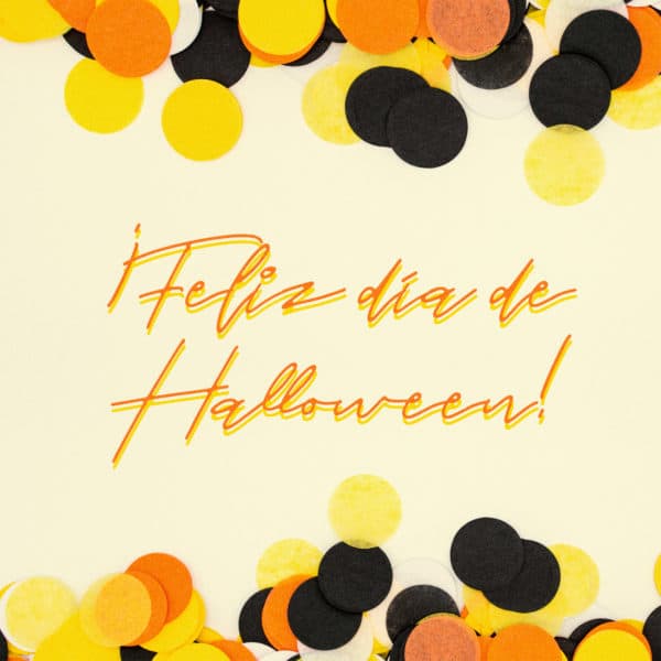 ¡Feliz día de Halloween!