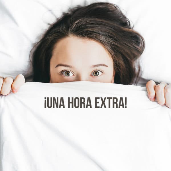 ¡Una hora extra!