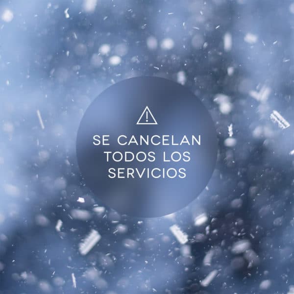 Se Cancelan Todos los Servicios