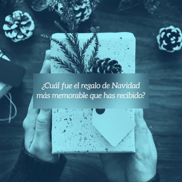 ¿Cuál fue el regalo de Navidad más memorable que has recibido?