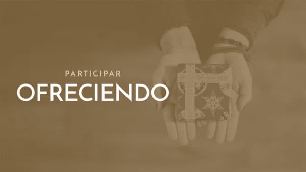 Participar ofreciendo.
