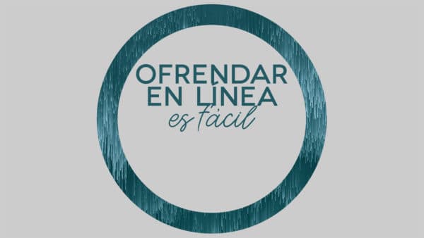 Ofrendar en línea es fácil