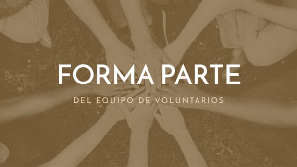 Forma parte del equipo de voluntarios.
