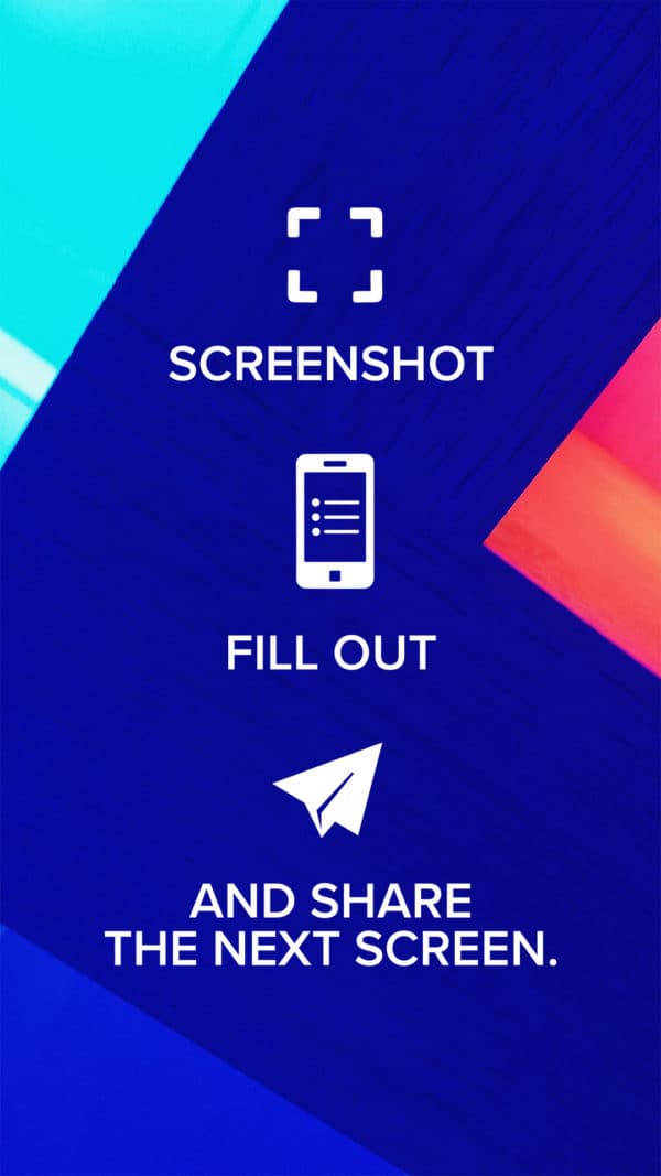 Screenshot, fill out, and share the next screen.
