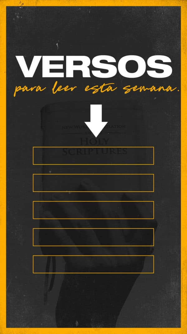 Versos para leer esta semana