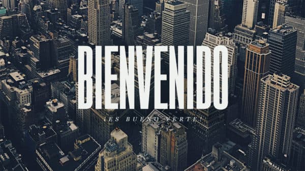 Bienvenido. ¡Es bueno verte!