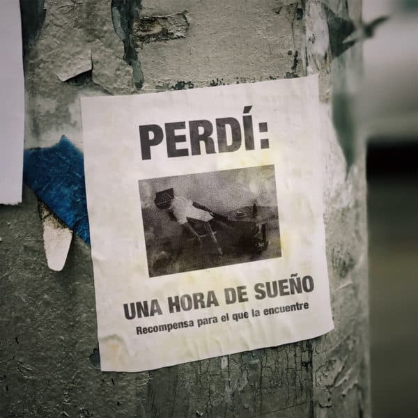 Perdí: Una hora de sueño