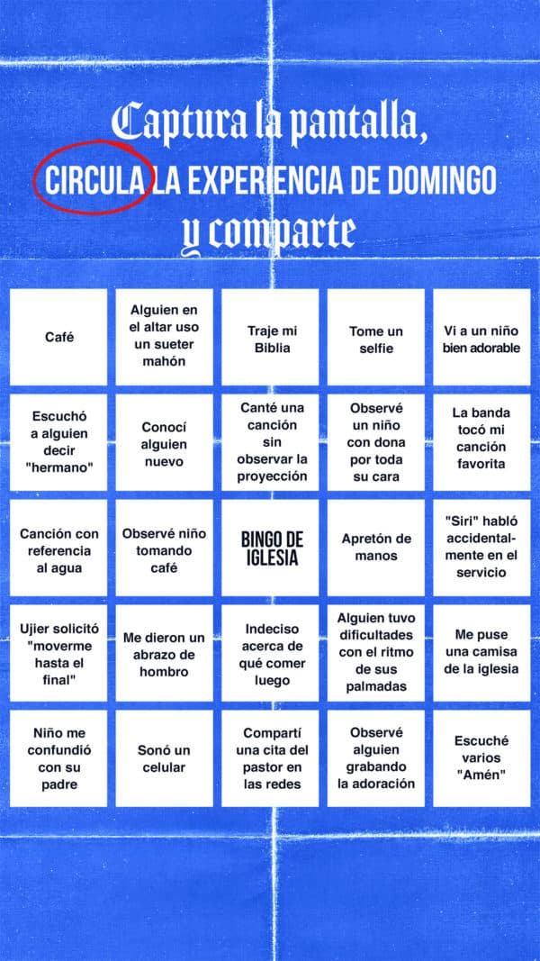 Captura la pantalla, circula la experiencia de domingo, y comparte
