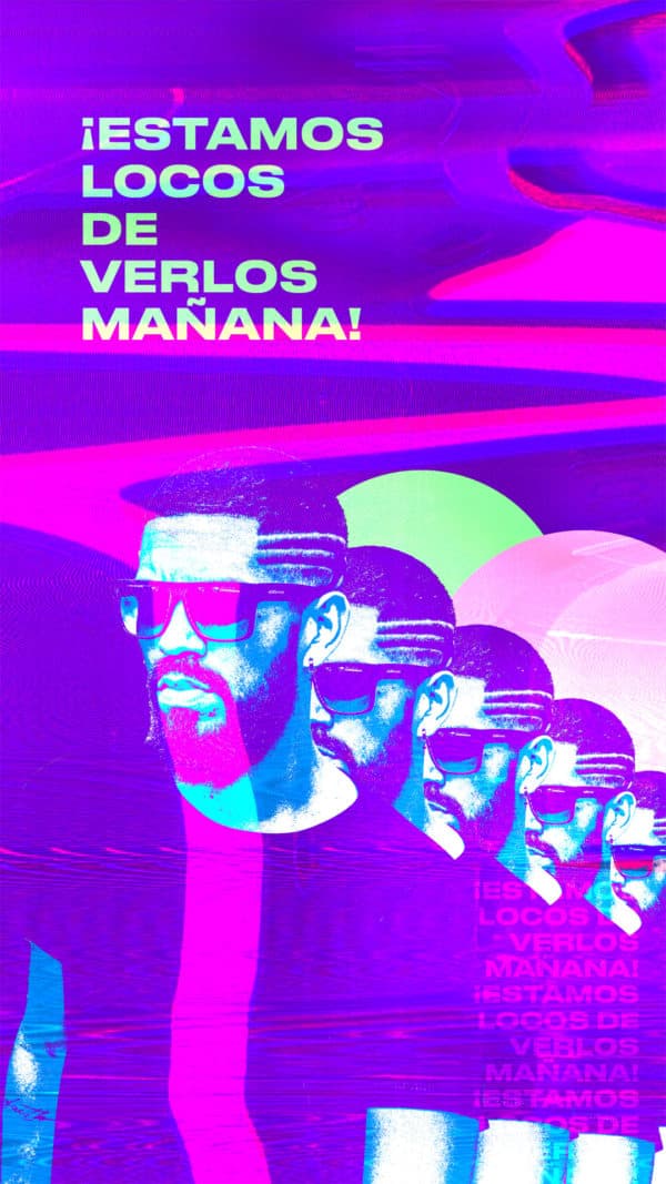 ¡Estamos locos de verlos mañana!