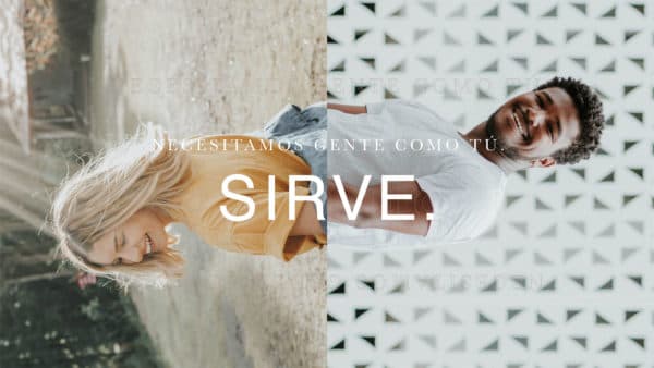 Necesitamos gente como tú. Sirve.