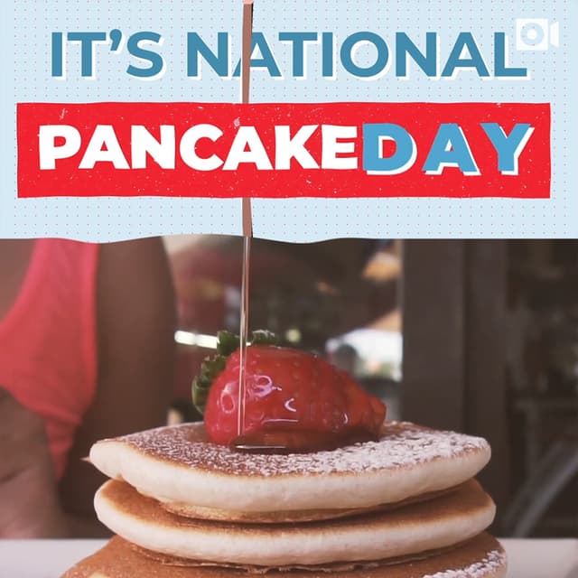 It's National Pancake Day