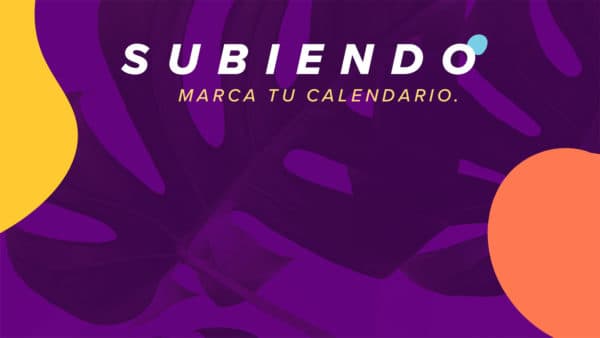 Subiendo. Marca tu calendario.