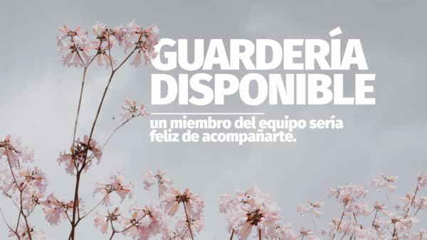 Guardería disponible. Un miembro del equipe sería feliz de acompañarte.