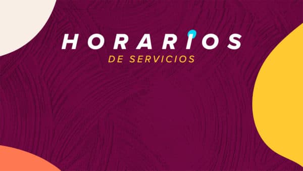 Horarios de servicios