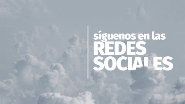 Síguenos en las redes sociales
