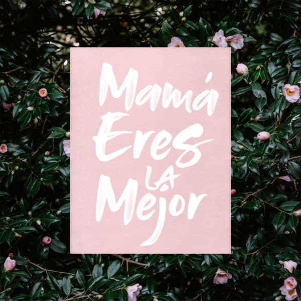 ¡Mamá eres la mejor!